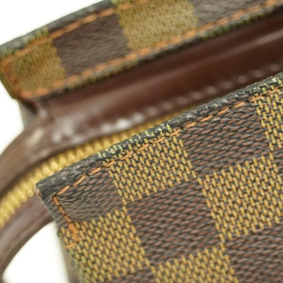 Chelsea Damier Ebene Canvas Shoulder Tote Bag - Picture 4 of 9